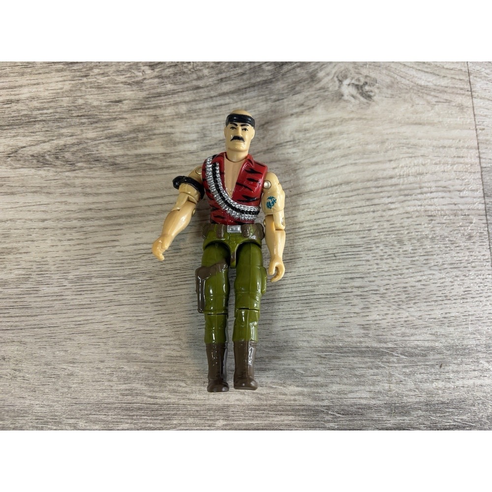 Vintage Hasbro 1992 G.I Joe GUNG-HO v4 U.S. Marine 3.75" ARAH Action Figure 0513